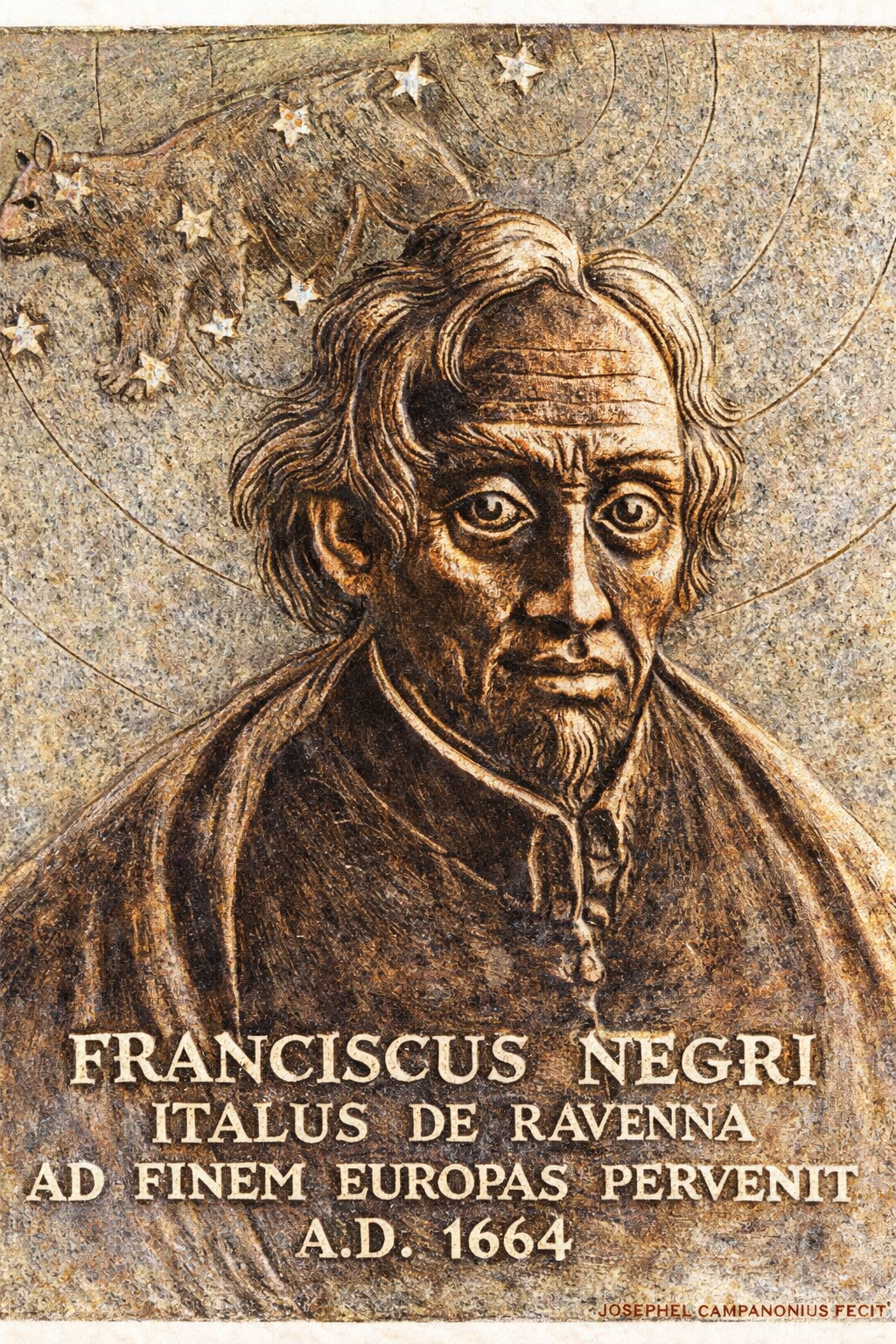 Targa dedicata a Francesco Negri